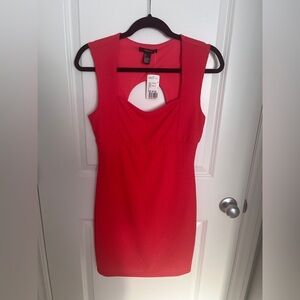 Forever 21 Vibrant Coral Mini Dress